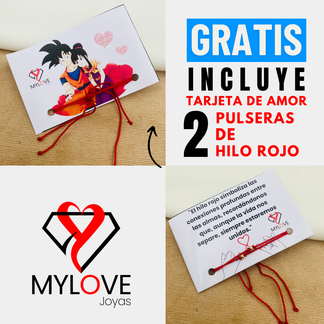 2 PULSERAS + 2 ANILLOS PERSONALIZADOS.