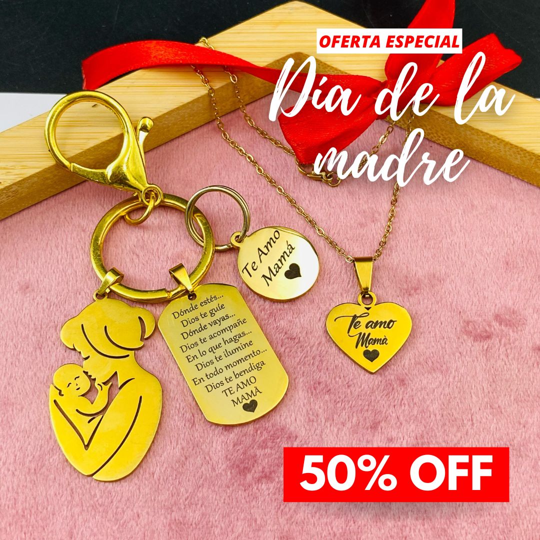 COMBO MADRES LLAVERO + COLLAR