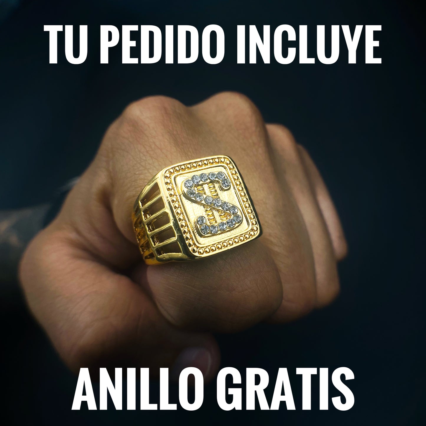 COMBO CUBANO! CADENA +PULSERA + RELOJ😎 + 💎GRATIS!💎 😎 ANILLO DE LUJO ⚡