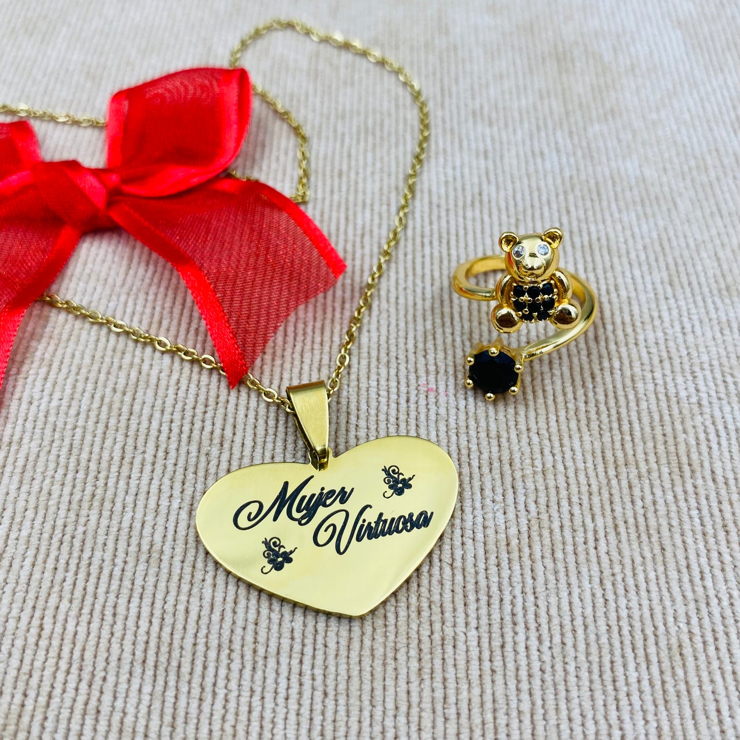 COLLAR MUJER( ANILLO GRATIS)